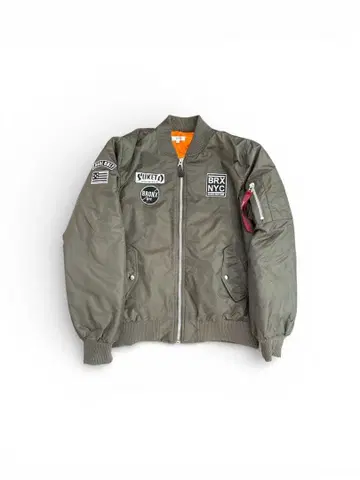 Nylaus MA-1 플라이트 자켓 올리브 그린