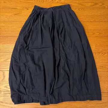 prit 네이비 플레어 가우초 팬츠 면 100%