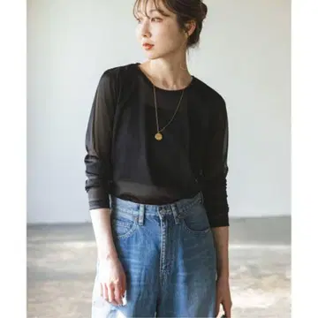 noble 쉬폰 저리 풀오버