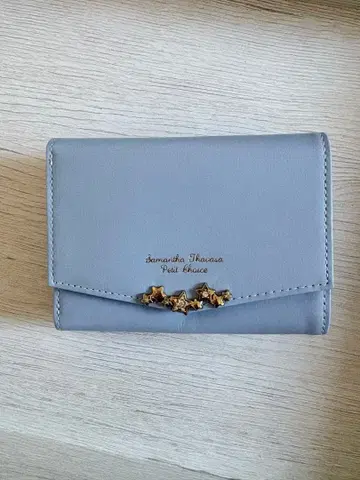 Samantha Thavasa 3단 폴더형 지갑 스카이블루