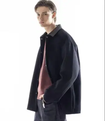 [ 완판템 ] SKOOKUM x monkeytime 가죽 칼라 자켓