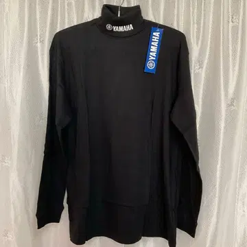YAMAHA 하이넥 긴팔 T셔츠 블랙