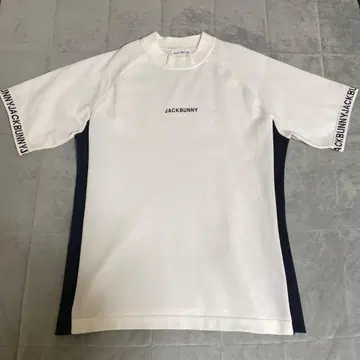 JACKBUNNY 남성용 골프웨어 화이트/네이비