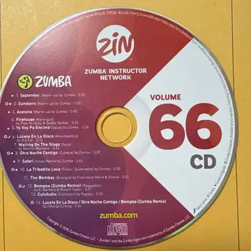 ZUMBA ZIN66 CD