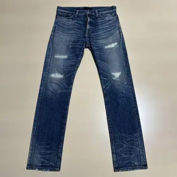 준하시모토 데미지 가공 데님 청바지