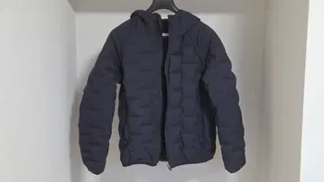 PLST 논퀼트 후데트 다운 후드티 네이비 L 사이즈