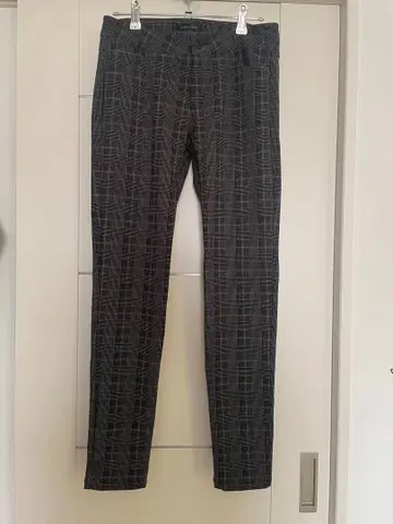 스콧 클럽 체크 스트레치 스키니