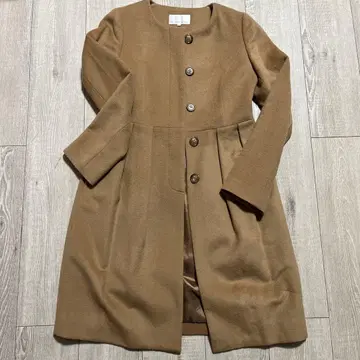 M-PREMIER 베이지 롱 코트 34