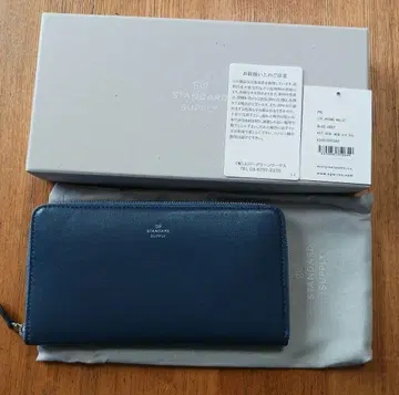 STANDARD SUPPLY 블루 그레이 장지갑