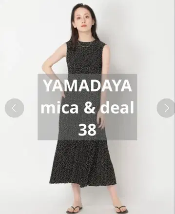 야마다야 MICA&DEAL 슬리브리스 원피스 free size