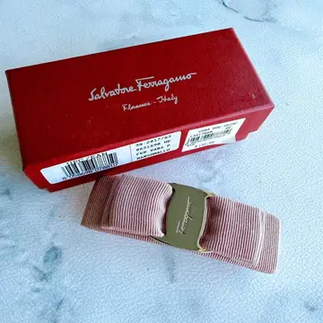 Salvatore Ferragamo 헤어 머리핀 핑크