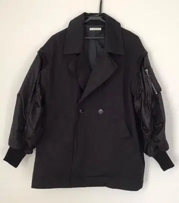 [ Hymn LIPA ] MA-1 트렌치코트 블랙