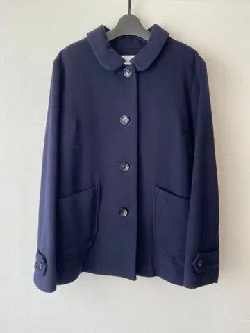 bulle de savon 네이비 울 코트 자켓