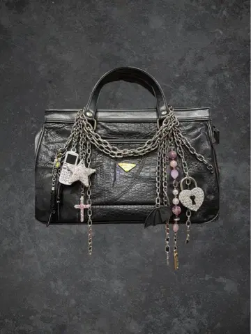 00s archive city bag 그런지 Y2K 가죽