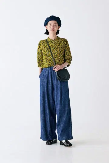 Sunny clouds 릴렉스 데님 팬츠