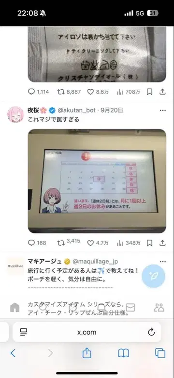 마릴 마릴리 봉제 인형 2세트