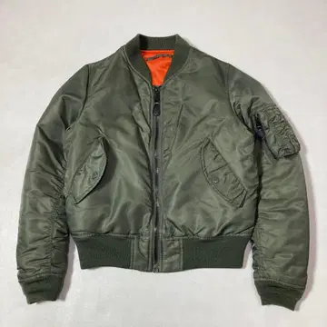 AVIREX x MOUSSY 리버서블 MA-1 플라이트 자켓 쇼트 기장