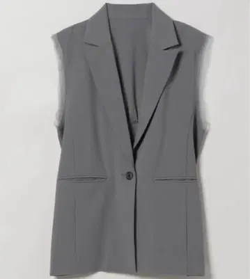 JEANASIS 백 개더 피크드 베스트