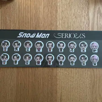 미개봉! SnowMan SERIOUS 특전 스노푸쿠 씰