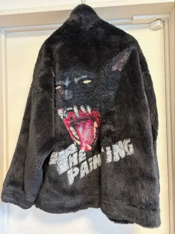 doublet HAND PAINTED FUR JACKET