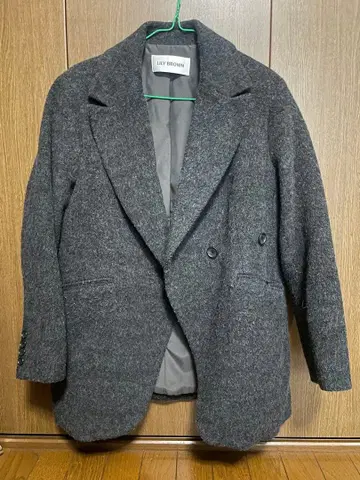 Lily Brown 샤기 오버 자켓