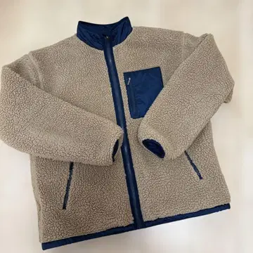 THE NORTH FACE 플리스 자켓 베이지/네이비