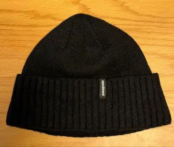 patagonia 블랙 니트 모자