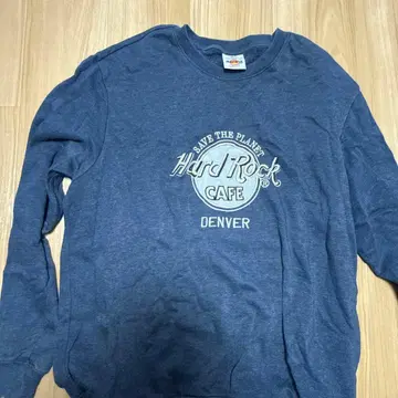 하드 록 카페 구제 의류 트레이닝복 L 사이즈 네이비