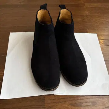 새상품급 뷰티&유스 mata 네이비 사이드 고어 부츠 41