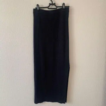 whim gazette 리브 사이드 니트 스커트