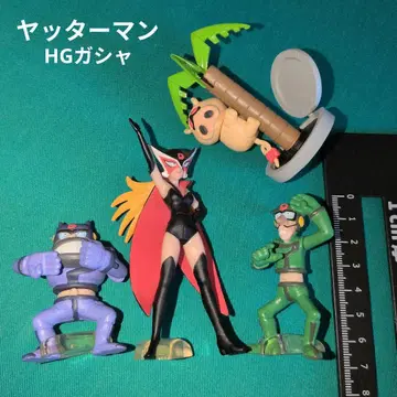 가샤폰 HG 시리즈 얏타맨 도론보 일당 + 오다테부타 4체 세트