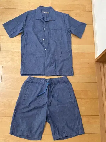 나노 유니버스 반팔 셔츠와 숏팬츠 S 사이즈 셋업