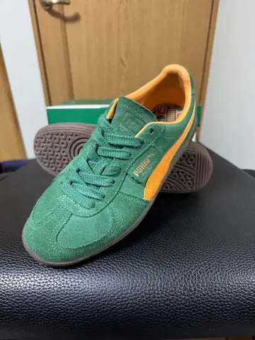 PUMA 팔레르모 그린 오렌지