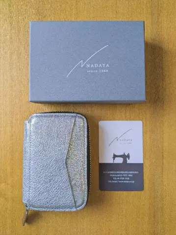 NADAYA 나다야 실버 mu 컴팩트 지갑