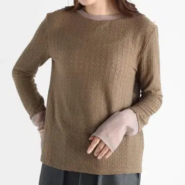 [ 새상품 ] Vin 시어 도킹 셔링 상의