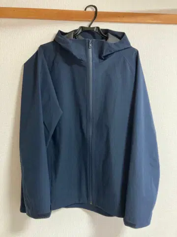 유니클로 블록테크 파카/3D컷 XL 네이비