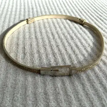 M-PREMIER 엠프리미어 미사용 가는 벨트 베이지 벨트