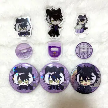 홀로스타즈 홀로스타 카게야마 시엔 아크릴 스탠드 캔뱃지 세트