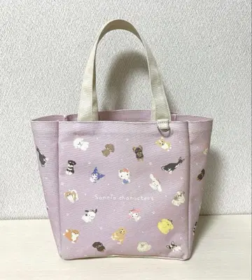 산리오 토트백 강아지 패턴 우리 아이 시리즈