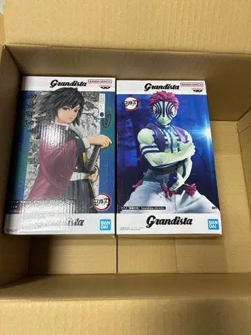 귀멸의 칼날 피규어 세트 아카자 토미오카 기유