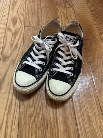 CONVERSE ALL STAR 블랙 스니커즈