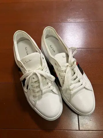 Paul Smith 가죽 스니커즈 화이트 스트라이프