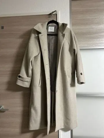 베이지 아이보리 롱 코트 프릭스스토어 freaks store