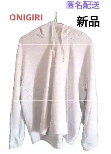새상품 ONIGIRI 그레이 색상 후드티 M 사이즈