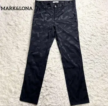 마크앤로나 여성용 블랙 카모플라주 팬츠
