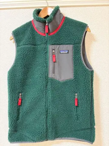 patagonia 플리스 베스트 S 그린