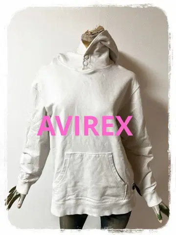 T20395 AVIREX 백 로고 후드티 F