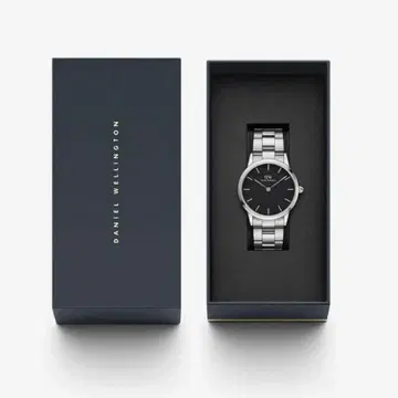 다니엘 웰링턴 실버 DW 손목시계 ICONIC LINK 32mm