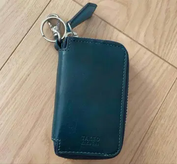 다케오 키쿠치 앤티크풍 가죽 키케이스