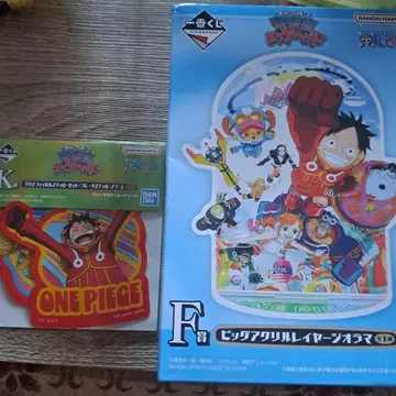 제일복권 ONE PIECE 빅 아크릴 레이어 디오라마 & 스티커 세트